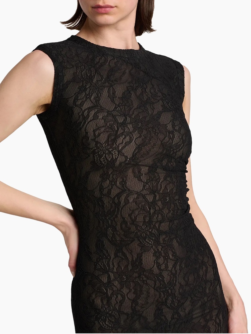 Stella McCartney Black Lace Maxi Dress - Picture 4 of 8